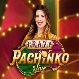 Official Live Casino logo: Crazy Pachinko by Evolution at Scored Casino