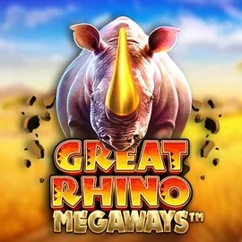 Great Rhino Megaways by Pragmatic Play, showcased at scoredcasinoo.de – game logo