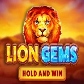 Lion Gems Hold and Win by Playson, showcased at scoredcasinoo.de – game logo