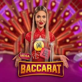 Mega Baccarat logo by Pragmatic Play Scored Casino