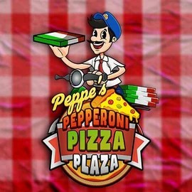 Peppe’s Pepperoni Pizza Plaza logo by Pragmatic Play at Scored Casino