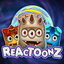 Reactoonz logo by Play'n GO at Scored Casino